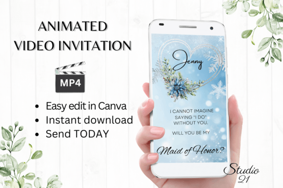 A Charming Winter Proposal Idea for Your Maid of Honor