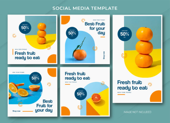Beverage Social Media Premium Template: A Fresh Visual Toolkit