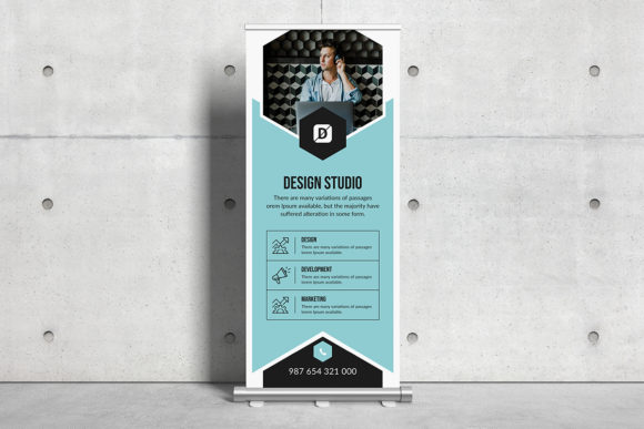 Corporate Roll Up Banner Design: A Template for Impactful Marketing