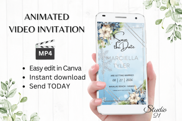 Effortless Elegance: Announcing Your Winter Wedding