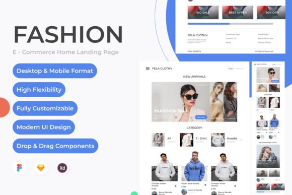 Fela Cloth's: A Landing Page That Sells Your Style