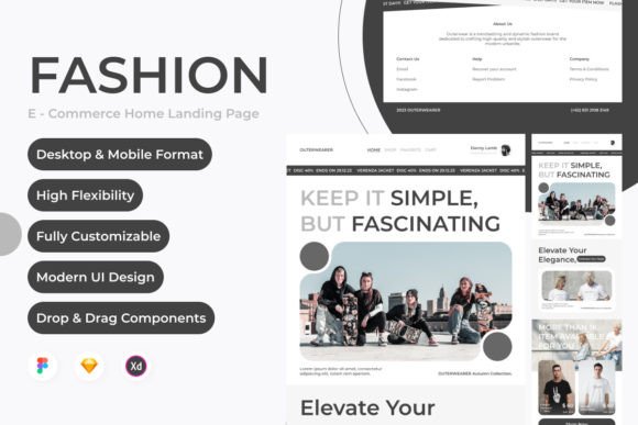 Outerwearer: A Landing Page That Captures Your Brand's Essence