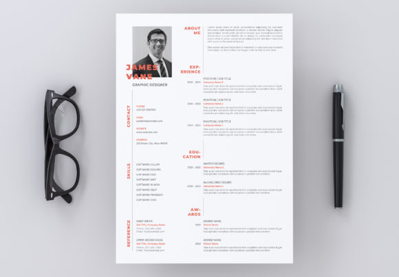 Resume CV Creative Template: A Designer's First Impression