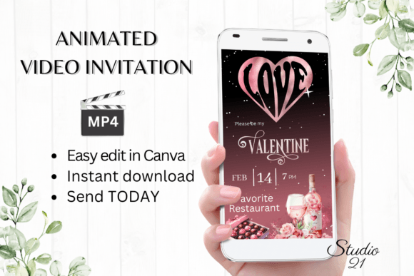 Send Stunning Digital Valentine's Invites in Minutes