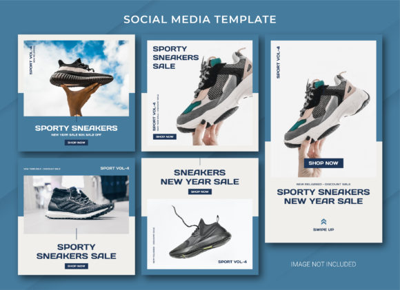 Step Up Your Style: The Sneakers Social Media Template