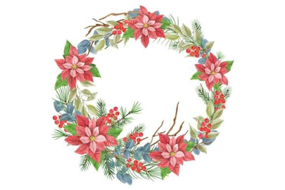 Timeless Holiday Charm: The Versatile Watercolor Wreath