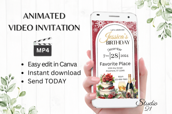 Winter Birthday Party Invitations: A Guide to Digital Animated Templates